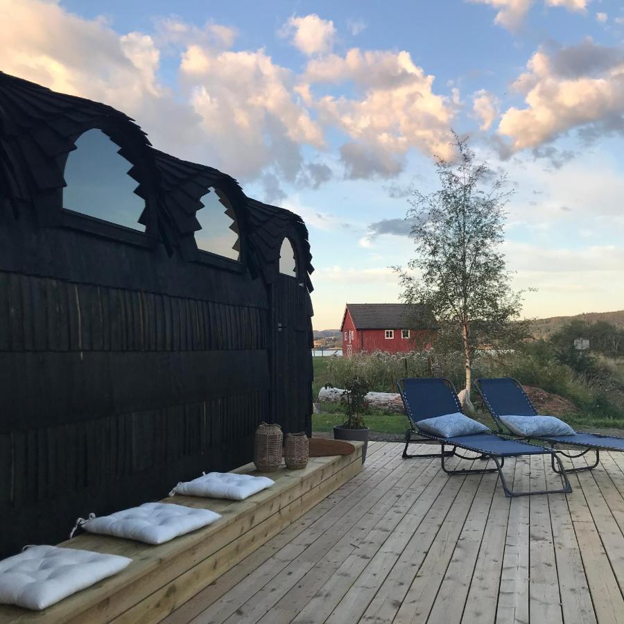 Saga, Badehotell Med Sauna Og Badebrygge - Inderoy Straumen  Dış mekan fotoğraf